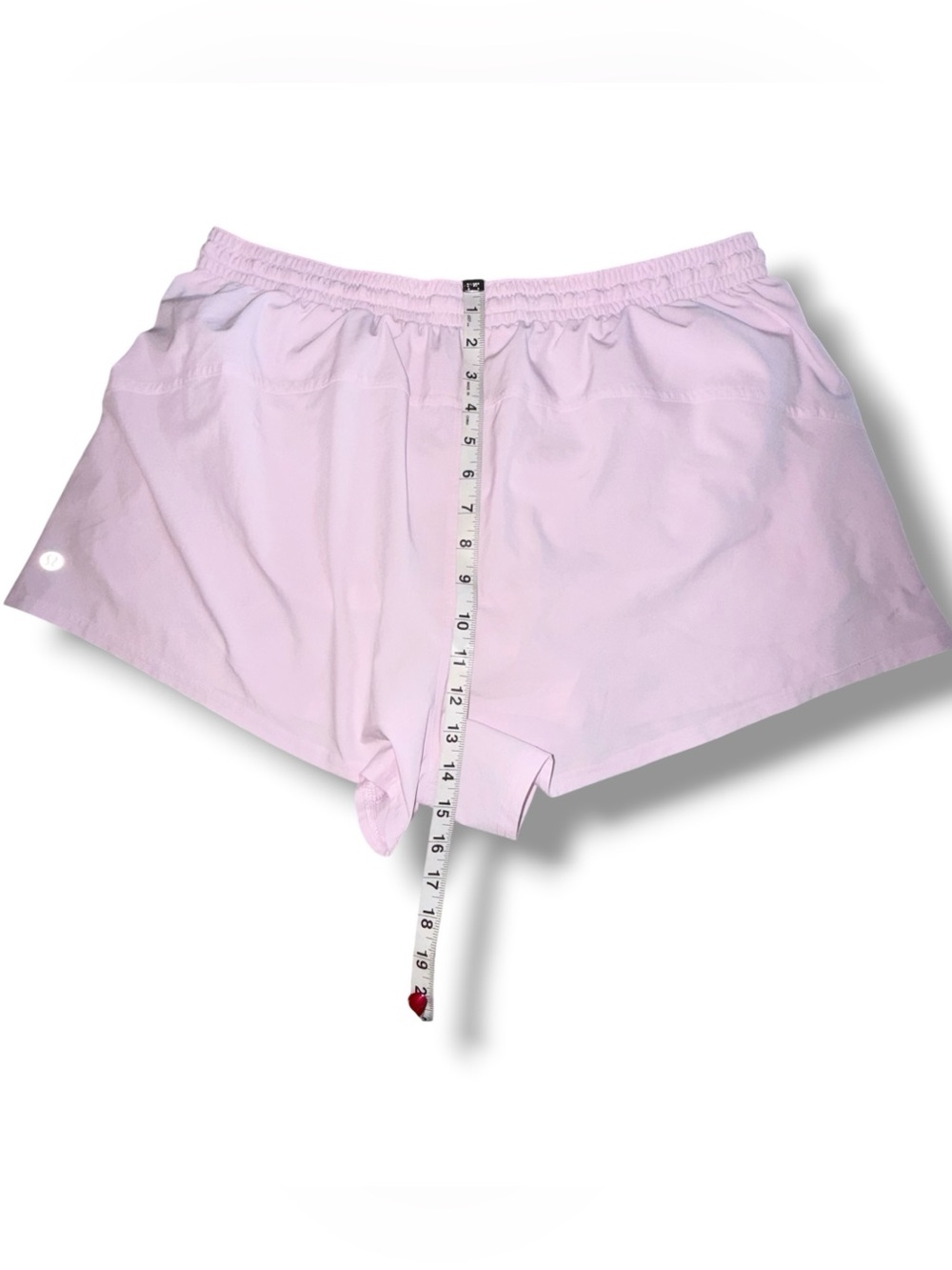LULULEMON Pace Rival High-Rise Short 3" Pink Organza - Size 14 - Picture 7 of 8